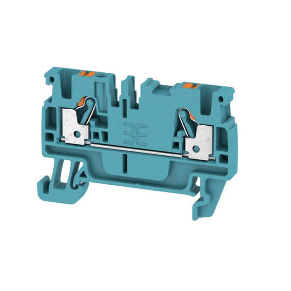 1521880000 WEIDMULLER Проходная клеммная колодка, PUSH IN, 2.5 mm², 800 V, 24 A, Количество соединений: 2