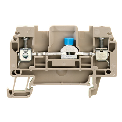 1754960000 WEIDMULLER Клемма для проведения проверок, Винтовое соединение, 4 mm², 500 V, 32 A, скользящий, Поперечное разделение: без, встроенное испытательное гнездо: Нет,