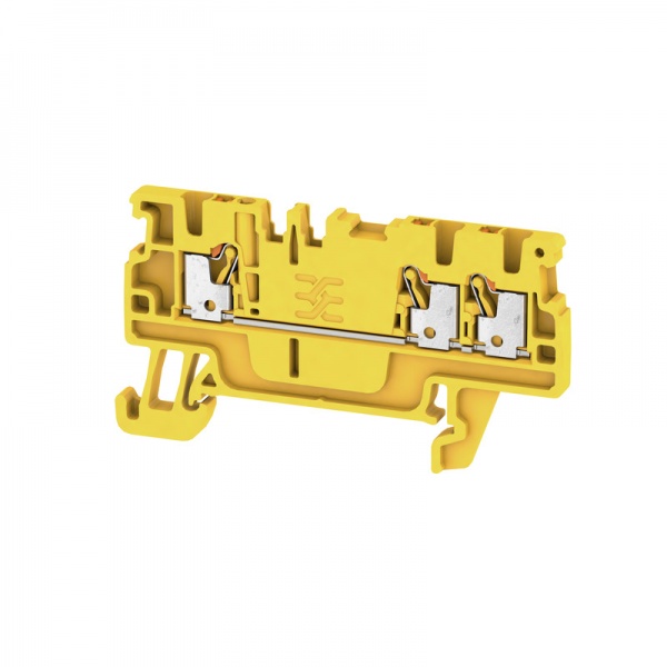2534520000 WEIDMULLER Проходная клеммная колодка, PUSH IN, 1.5 mm², 500 V, 17.5 A, Количество соединений: 3