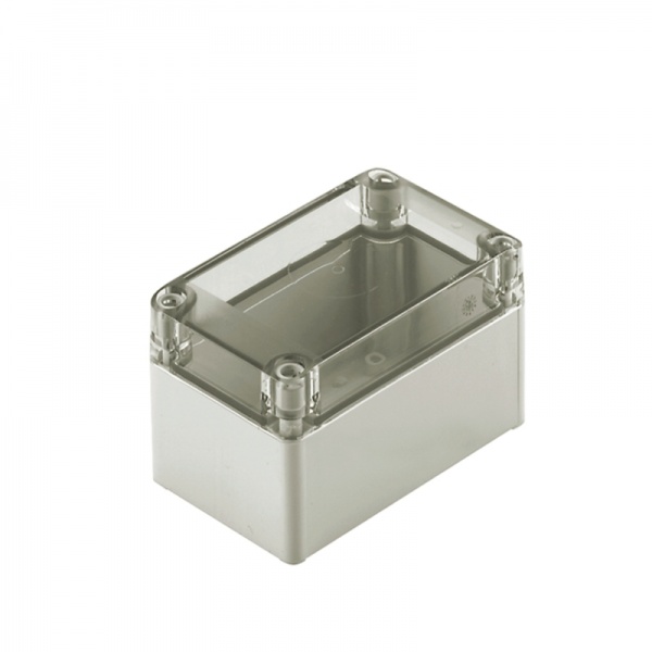9535180000 WEIDMULLER Пластиковый корпус, MPC (корпус из поликарбоната, пустой), 125 x 75 x 75 mm, Поликарбонат, Светло-серый, прозрачный