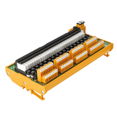 1384330000 WEIDMULLER Интерфейсный модуль с реле, RSS, LP2N 5.08mm, Винтовое соединение, 2 x AKB (50P), 50-полюсная вилка, 24 V DC ± 10%, 7 мА (предохранитель вкл.) / 0,5 м