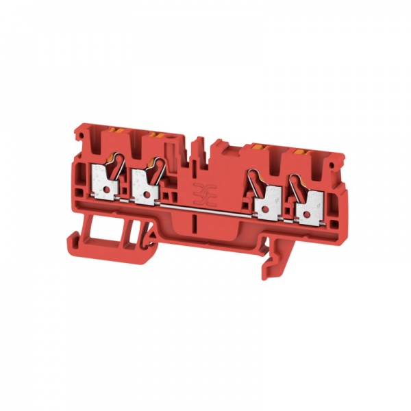 1521710000 WEIDMULLER Проходная клеммная колодка, PUSH IN, 2.5 mm², 800 V, 24 A, Количество соединений: 4