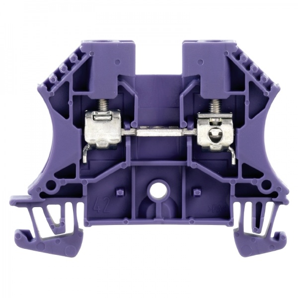1037820000 WEIDMULLER Проходная клеммная колодка, Винтовое соединение, 4 mm², 800 V, 24 A, Количество соединений: 2