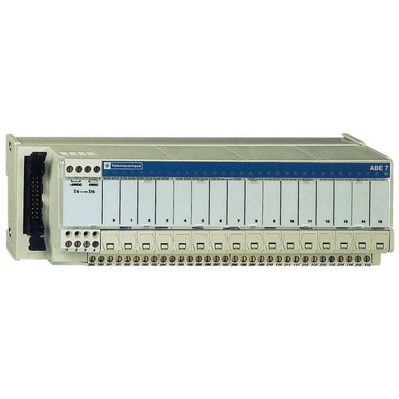 ABE7H16F43 Schneider Electric TELEFAST БАЗА 16 ВЫХ, ИНДИКАЦИЯ СОСТОЯНИЯ КАНАЛА, ИЗОЛЯТОР И ПРЕДОХР. НА КАНАЛ