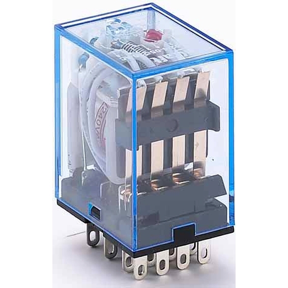 23230DEK DEKraft Промежуточное реле 4 конт. с инд. LED 3А 220В AC ПР-