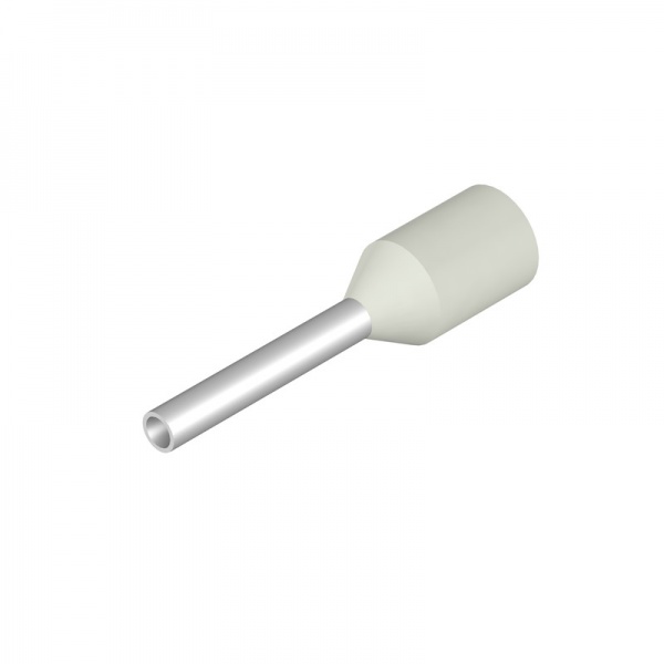 9004590000 WEIDMULLER Кабельный наконечник, изолированный, 0.5 mm², Длина зачистки изоляции: 10 mm, белый