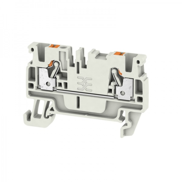 2003110000 WEIDMULLER Проходная клеммная колодка, PUSH IN, 2.5 mm², 800 V, 24 A, Количество соединений: 2