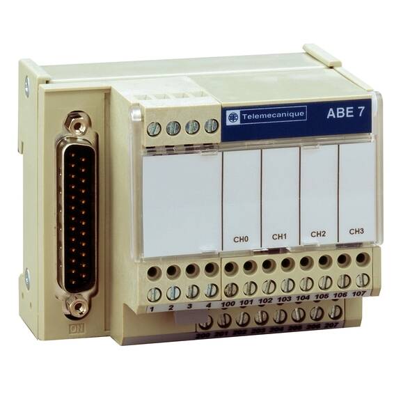 ABE7CPA21 Schneider Electric TELEFAST БАЗА НА 4 КАНАЛА ДЛЯ AEY420/ASY410 (SUB-D15)