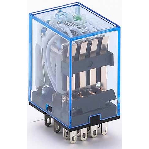 23233DEK DEKraft Промежуточное реле 4 конт. с инд. LED 3А 24В DC ПР-1
