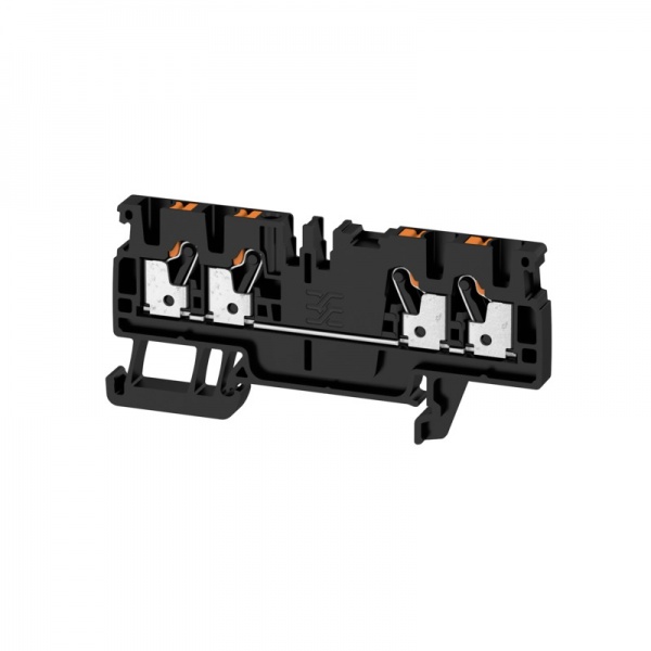 1521820000 WEIDMULLER Проходная клеммная колодка, PUSH IN, 2.5 mm², 800 V, 24 A, Количество соединений: 4