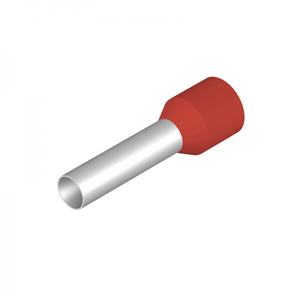 9019250000 WEIDMULLER Кабельный наконечник, изолированный, 10 mm², Длина зачистки изоляции: 21 mm, красный