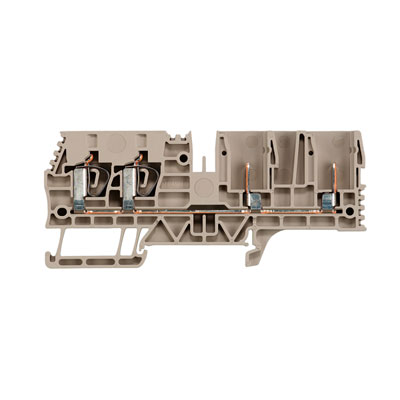 1848350000 WEIDMULLER Проходная клеммная колодка, Втычное соединение, 4 mm², 800 V, 32 A, Количество соединений: 2