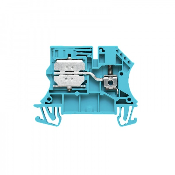 1010780000 WEIDMULLER Клемма для проведения проверок, Соединение с шиной, 4 mm², 400 V, 32 A, скользящий, Поперечное разделение: без, TS 35, синий