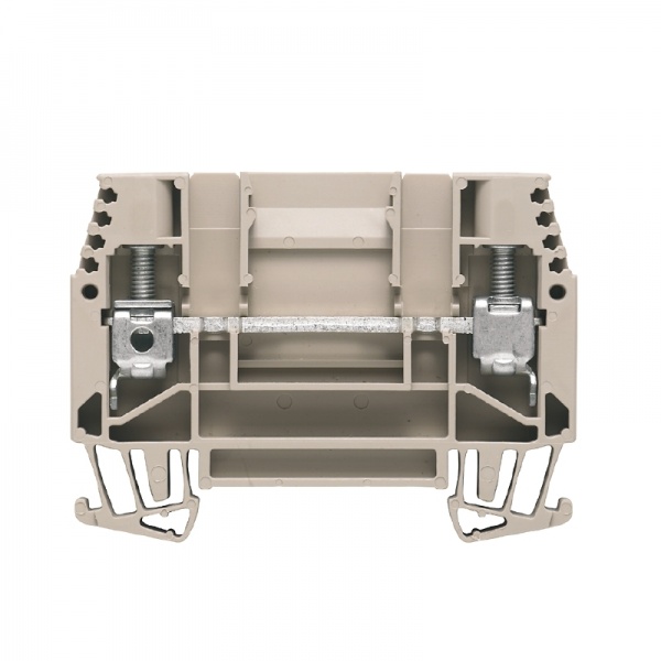 1017100000 WEIDMULLER Клемма для проведения проверок, Винтовое соединение, 6 mm², 630 V, 41 A, без, Поперечное разделение: без, встроенное испытательное гнездо: Нет, TS 35,