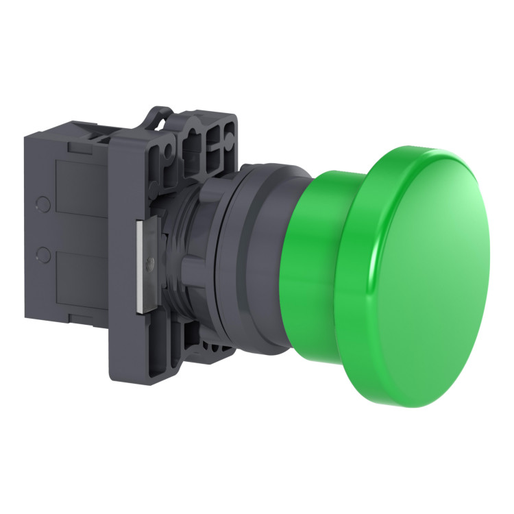 XA2EC31 Schneider Electric КНОПКА,ГРИБ.40ММ,ЗЕЛЕНАЯ,1НO