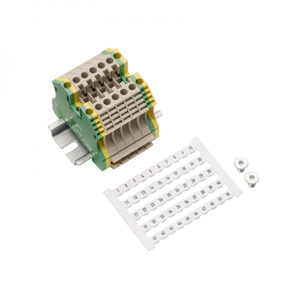 8000004138 WEIDMULLER Одно- и многоконтактная клеммная колодка, Винтовое соединение, 4 mm², Количество полюсов: 5