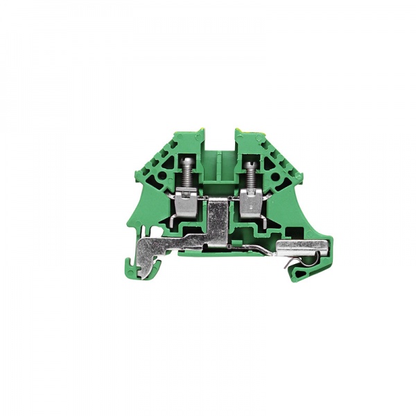 1042700000 WEIDMULLER Клемма защ. заземления (PE), Винтовое соединение, 4 mm², 500 V, Количество соединений: 2, Количество уровней: 1, зеленый/желтый
