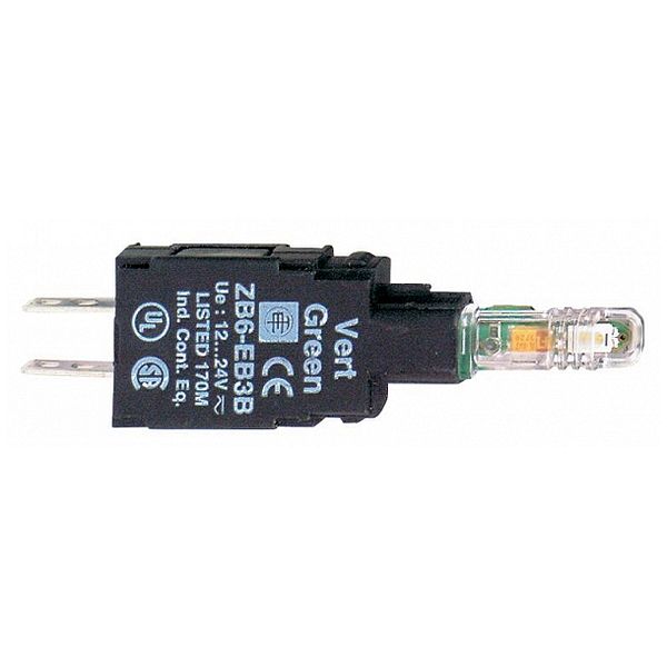 ZB6EG3B Schneider Electric СВЕТОСИГ. МОДУЛЬ ЗЕЛ. ДИОД 110 В FASTON