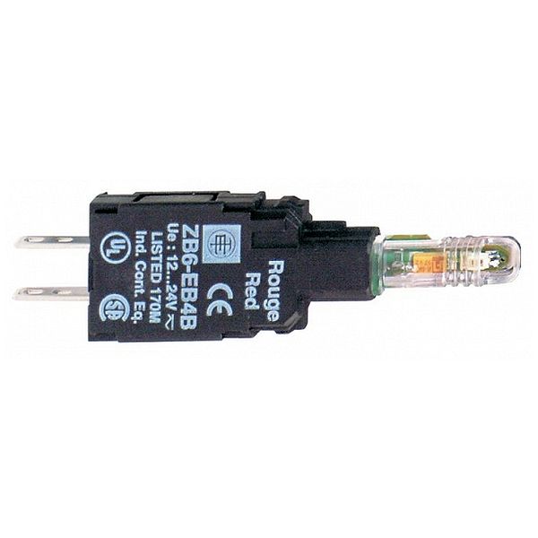 ZB6EB8B Schneider Electric КОРПУС С ОРАНЖЕВЫМ СВЕТОДИОДОМ ФАСТОН