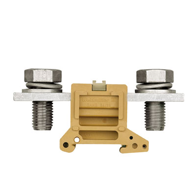 0638120000 WEIDMULLER Проходная клеммная колодка, Винтовое соединение, 240 mm², 1000 V, 415 A, Количество соединений: 1