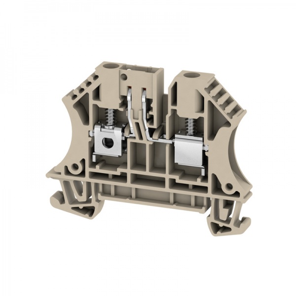 2436380000 WEIDMULLER Клемма для проведения проверок, Винтовое соединение, 4 mm², 400 V, 32 A, без, Поперечное разделение: без, встроенное испытательное гнездо: Нет, TS 35,