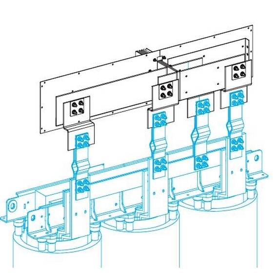 KTA0800EL75 Schneider Electric ВВОДНЫЙ БЛОК ДЛЯ СУХИХ ТРАНС. N5, 3L+N+PER, Al, 800А
