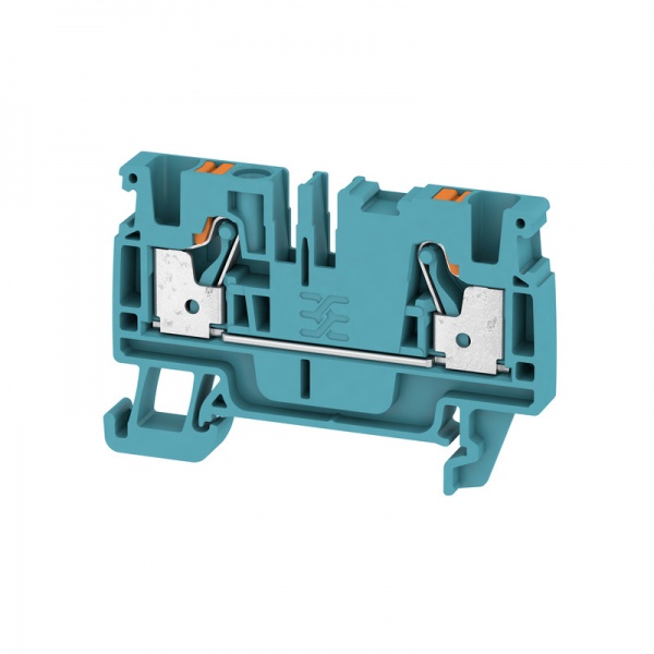 2051210000 WEIDMULLER Проходная клеммная колодка, PUSH IN, 4 mm², 800 V, 32 A, Количество соединений: 2