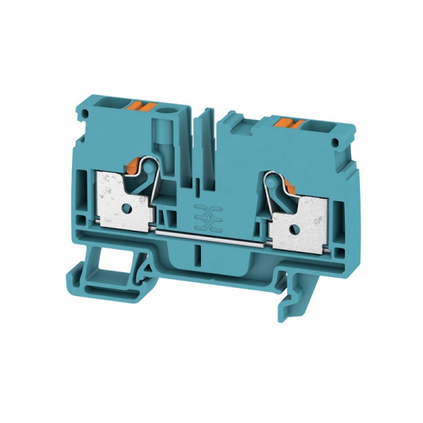 1991790000 WEIDMULLER Проходная клеммная колодка, PUSH IN, 6 mm², 800 V, 41 A, Количество соединений: 2