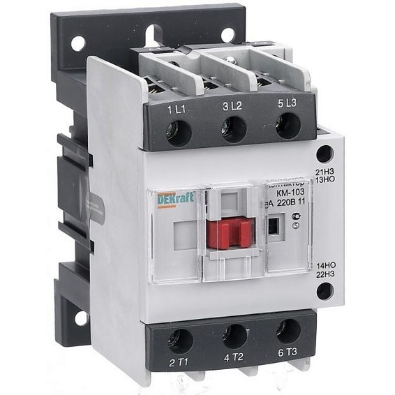 22133DEK DEKraft Контактор  КМ-103 3P 50А 400/220В AC 22кВт