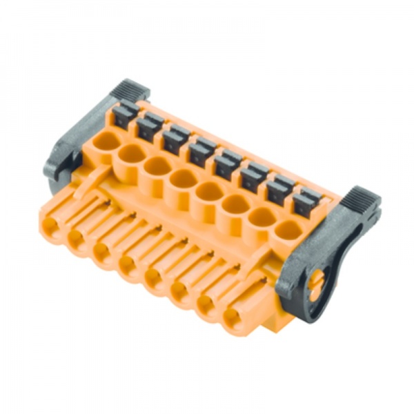 1002370000 WEIDMULLER Вставной разъем печатной платы (проводное соединение), 5.08 mm, Количество полюсов: 11, PUSH IN, Пружинное соединение