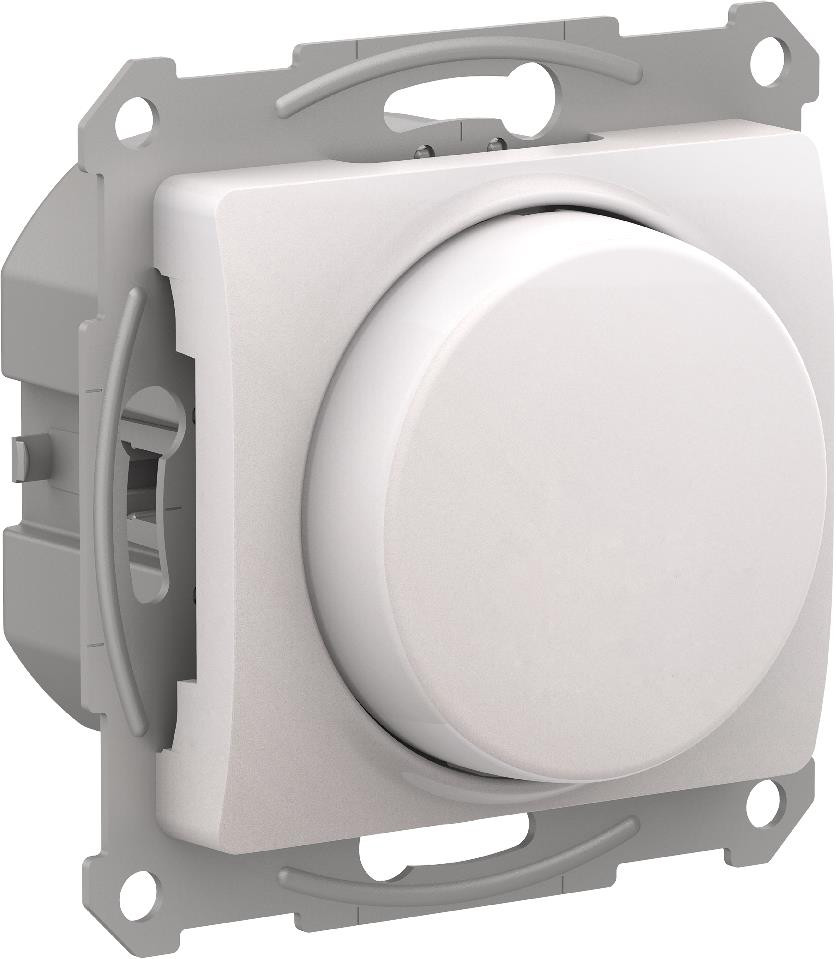 GLOSSA СВЕТОРЕГУЛЯТОР (диммер) повор-нажим, LED, RC, 315Вт, мех., ПЕРЛАМУТР