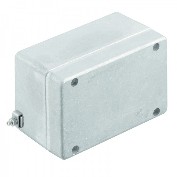 9526910000 WEIDMULLER Взрывозащищенный металлический корпус, 130 x 82 x 72 mm, необработанный, Фланцевая пластина: Нет, Винты M4 Torx со шлицем, нержавеющая сталь