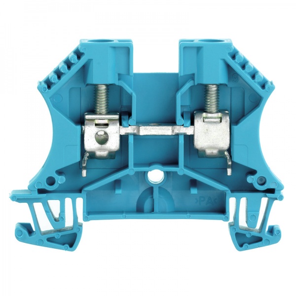 1020280000 WEIDMULLER Проходная клеммная колодка, Винтовое соединение, 6 mm², 800 V, 41 A, Количество соединений: 2