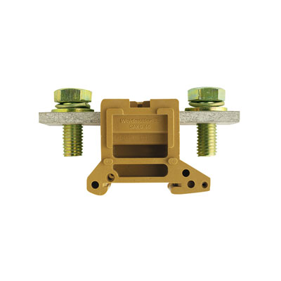 0638020000 WEIDMULLER Проходная клеммная колодка, Винтовое соединение, 150 mm², 1000 V, 309 A, Количество соединений: 2