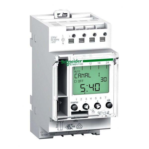 CCT15400 Schneider Electric РЕЛЕ ВРЕМ ЭЛЕКТРОН IHP 1C 24Ч + 7ДН 1КАН
