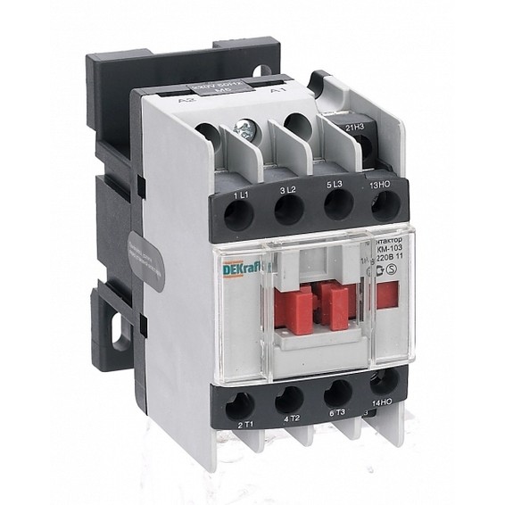 22113DEK DEKraft Контактор  КМ-103 3P 18А 400/220В AC 7.5кВт
