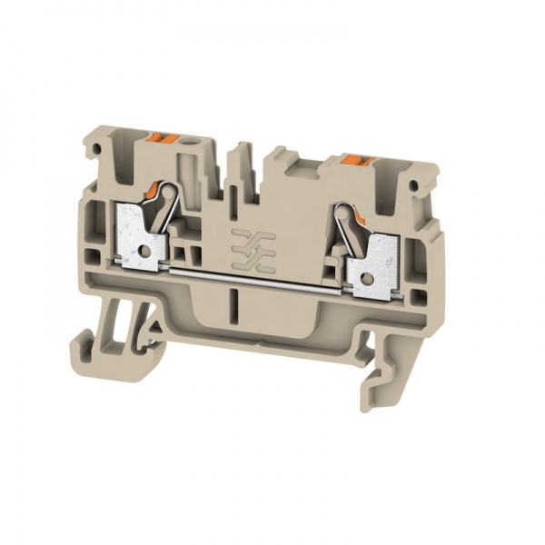 1521850000 WEIDMULLER Проходная клеммная колодка, PUSH IN, 2.5 mm², 800 V, 24 A, Количество соединений: 2