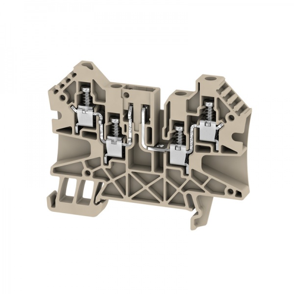 2436420000 WEIDMULLER Клемма для проведения проверок, Винтовое соединение, 4 mm², 500 V, 27 A, без, Поперечное разделение: без, встроенное испытательное гнездо: Нет, TS 35,