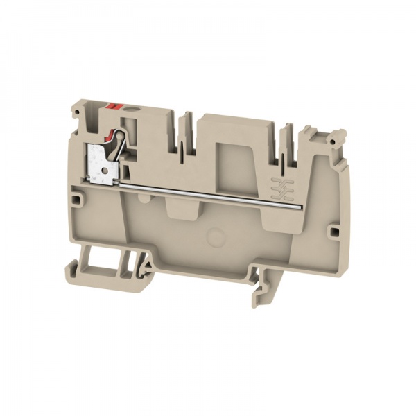 2428930000 WEIDMULLER Проходная клеммная колодка, PUSH IN, 4 mm², 250 V, 32 A, Количество соединений: 1