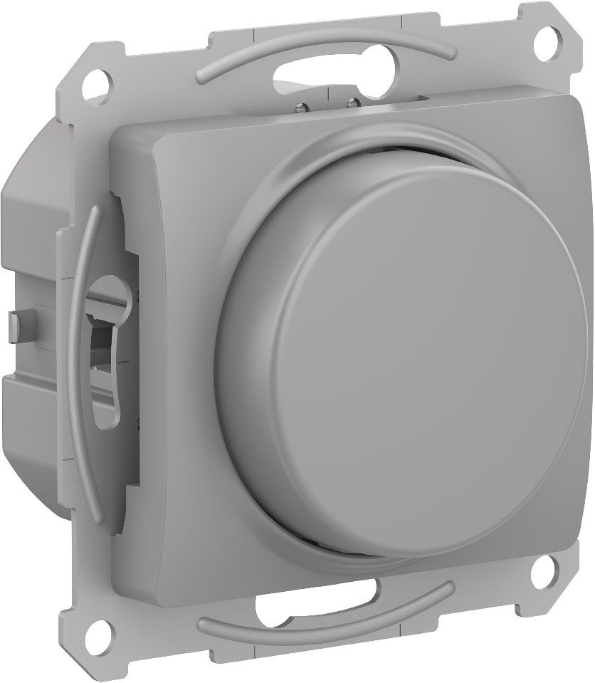 GLOSSA СВЕТОРЕГУЛЯТОР (диммер) повор-нажим, LED, RC, 315Вт, мех., АЛЮМИНИЙ