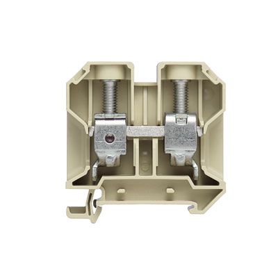 0380760000 WEIDMULLER Проходная клеммная колодка, Винтовое соединение, 35 mm², 800 V, 125 A, Количество соединений: 2