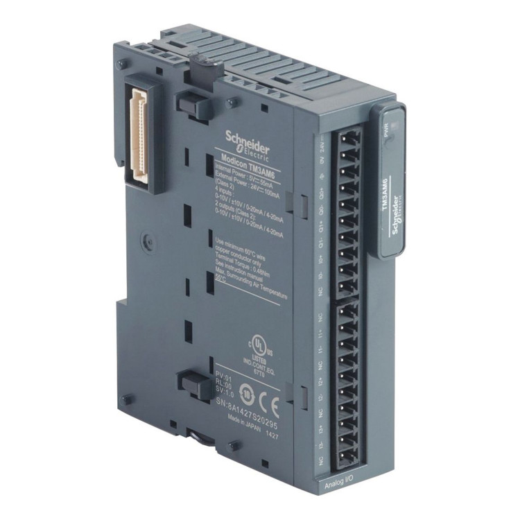 TM3AM6 Schneider Electric АНАЛОГ МОДУЛЬ РАСШИРЕНИЯ ТМ3- 4 АНАЛОГОВЫХ ВЫХОДА + 2 АНАЛОГОВЫХ ВХОДА
