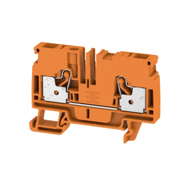 1991800000 WEIDMULLER Проходная клеммная колодка, PUSH IN, 6 mm², 800 V, 41 A, Количество соединений: 2
