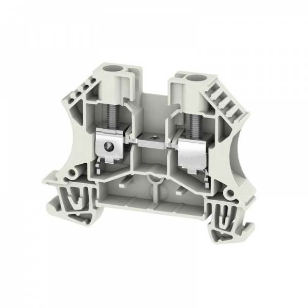 1039700000 WEIDMULLER Проходная клеммная колодка, Винтовое соединение, 6 mm², 800 V, 41 A, Количество соединений: 2