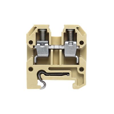 0359660000 WEIDMULLER Проходная клеммная колодка, Винтовое соединение, 4 mm², 400 V, 32 A, Количество соединений: 2