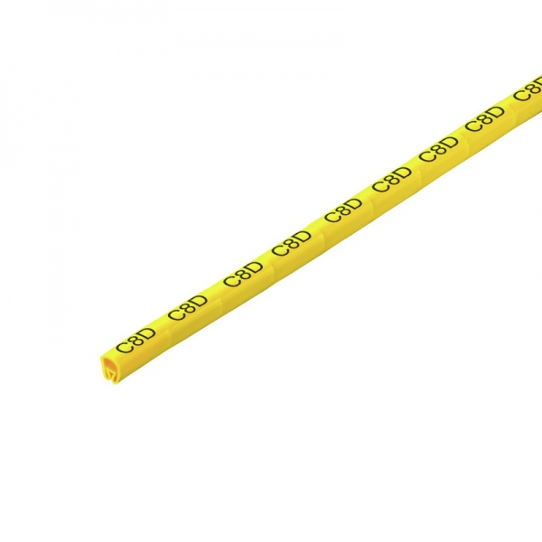 0252709999 WEIDMULLER Система кодирования кабелей, 2.5 - 5 mm, 4.2 mm, Напечатанные символы: по желанию клиента, Специальный знак, ПВХ, мягкий, не содержит кадмия, по желан