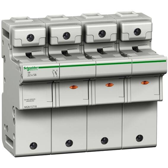 MGN15718 Schneider Electric РАЗЪЕД-ЛЬ ПРЕДОХР. SBI 3П+Н 22Х58 380В