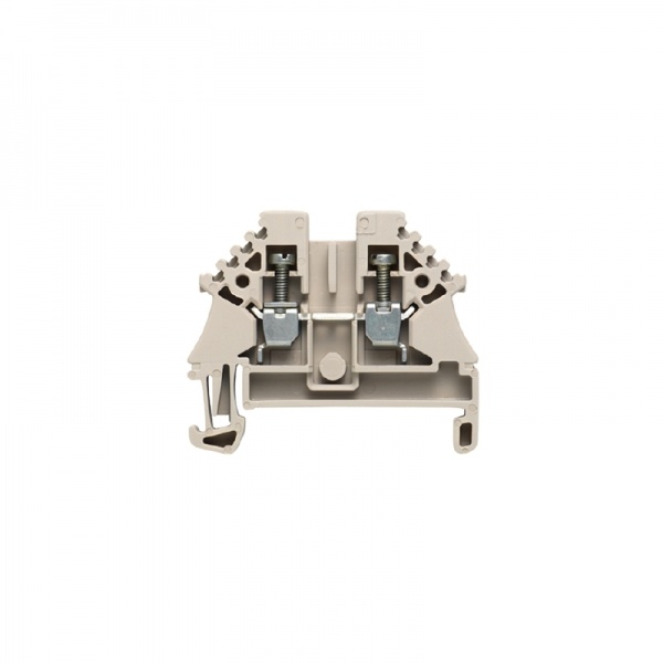 1040800000 WEIDMULLER Проходная клеммная колодка, Винтовое соединение, 2.5 mm², 500 V, 24 A, Количество соединений: 2