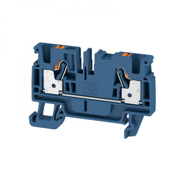 2534380000 WEIDMULLER Проходная клеммная колодка, PUSH IN, 4 mm², 800 V, 32 A, Количество соединений: 2
