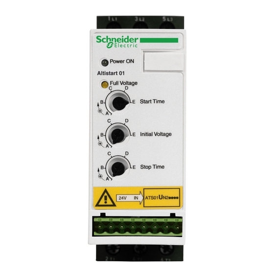 ATSU01N206LT Schneider Electric Schneider Electric ALTISTART 6А, 200/24В, ATSU01N206LT